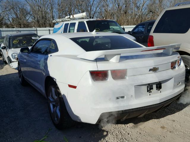 2G1FC1E35C9212213 - 2012 CHEVROLET CAMARO LT WHITE photo 3