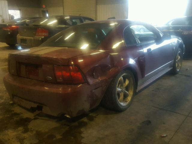 1FAFP42X24F156217 - 2004 FORD MUSTANG GT RED photo 4