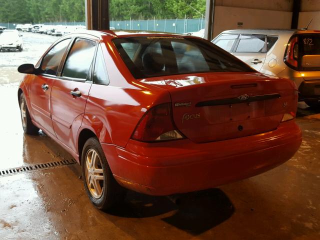 1FAFP34P43W278244 - 2003 FORD FOCUS SE RED photo 3
