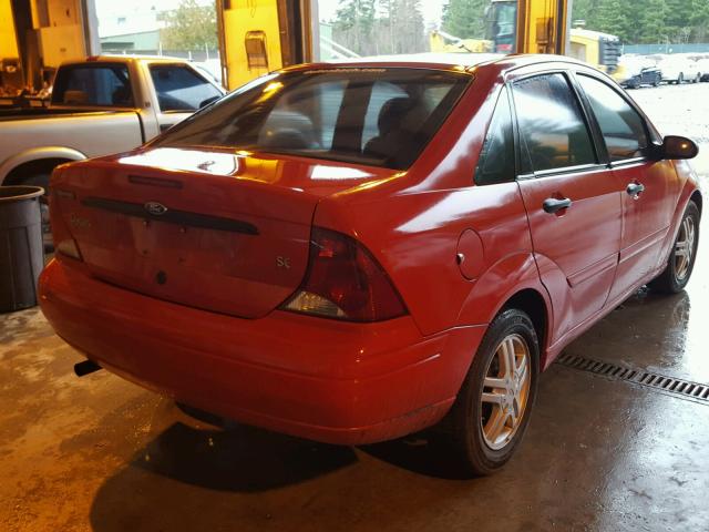 1FAFP34P43W278244 - 2003 FORD FOCUS SE RED photo 4