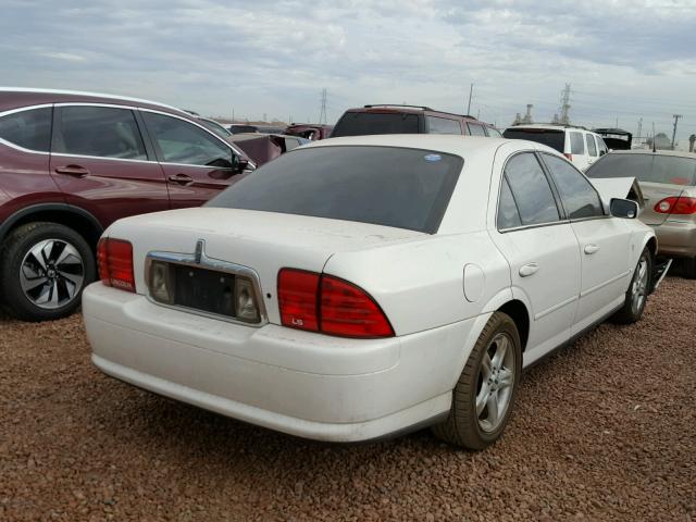 1LNHM87A7YY890476 - 2000 LINCOLN LS WHITE photo 4