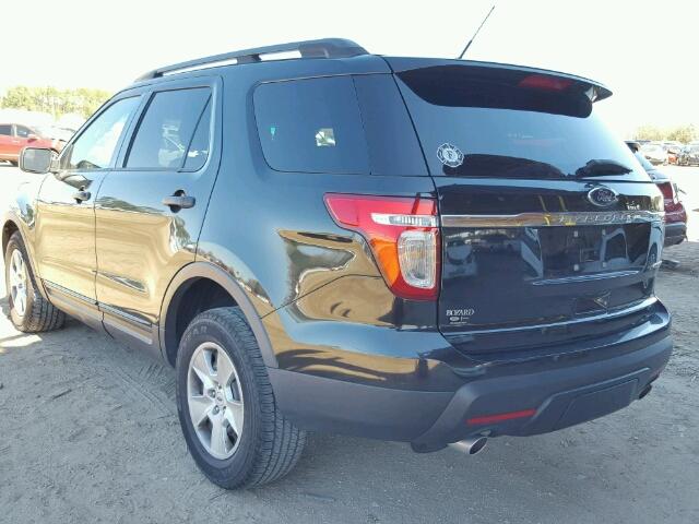 1FM5K7B86EGB94233 - 2014 FORD EXPLORER BLACK photo 3