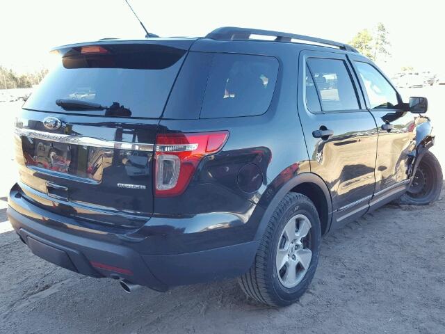 1FM5K7B86EGB94233 - 2014 FORD EXPLORER BLACK photo 4