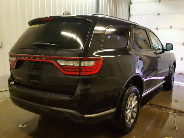 1C4RDJAG6HC820655 - 2017 DODGE DURANGO SX BLACK photo 4