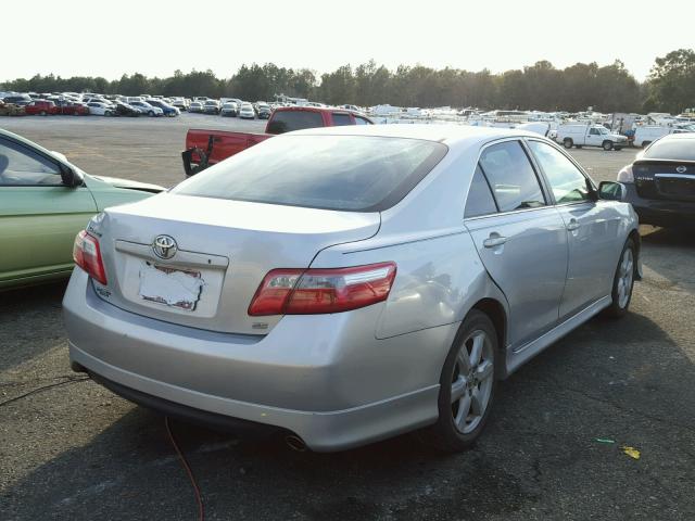 4T1BK46K47U554126 - 2007 TOYOTA CAMRY NEW SILVER photo 4