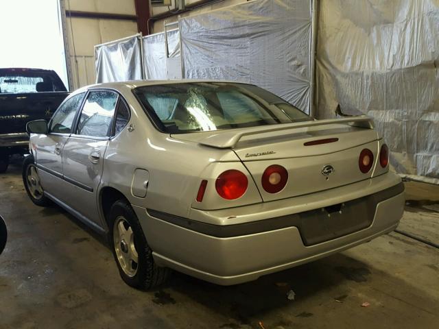 2G1WF52E549216834 - 2004 CHEVROLET IMPALA 银色 照片 3
