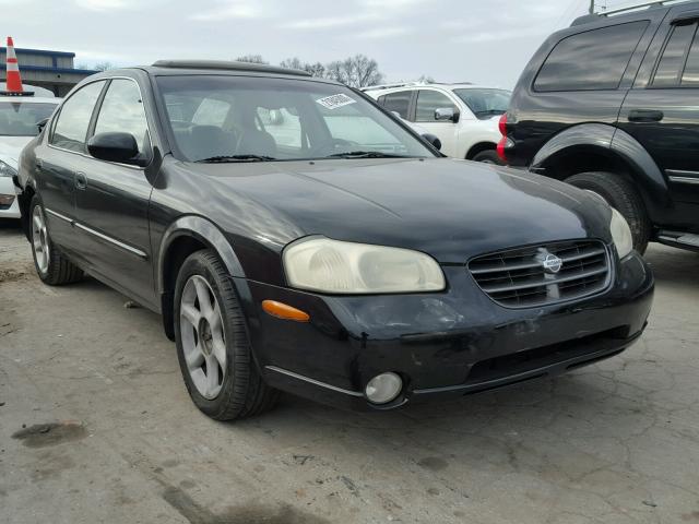 JN1CA31D11T814447 - 2001 NISSAN MAXIMA GXE BLACK photo 1