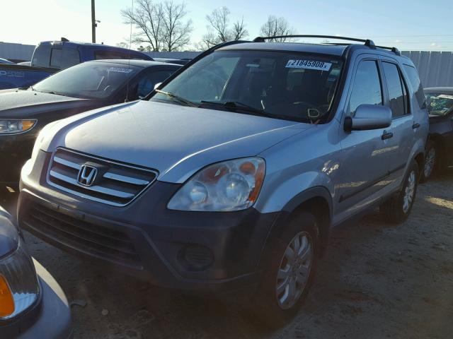 JHLRD68836C013585 - 2006 HONDA CR-V EX SILVER photo 2