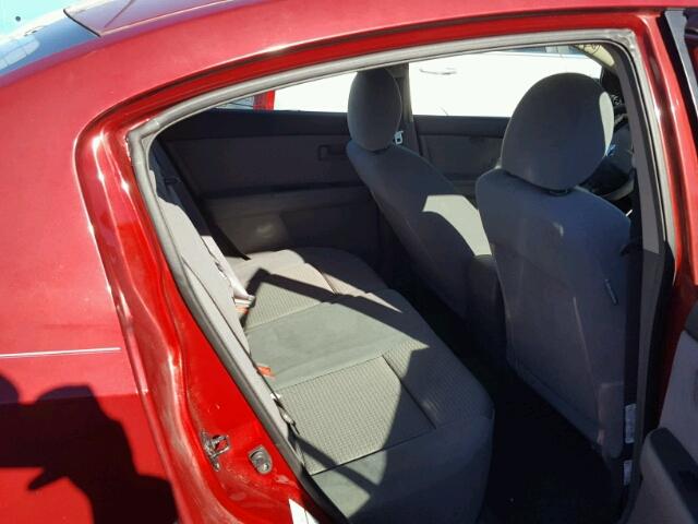 3N1AB61E08L620165 - 2008 NISSAN SENTRA 2.0 RED photo 6