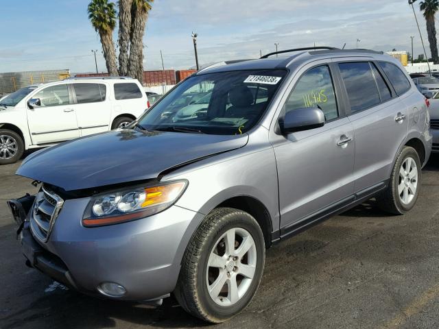 5NMSH13E17H024753 - 2007 HYUNDAI SANTA FE S GRAY photo 2