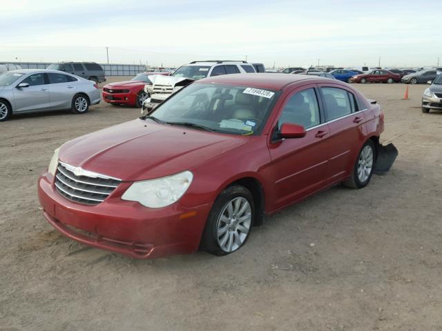 1C3CC5FB7AN140906 - 2010 CHRYSLER SEBRING LI RED photo 2