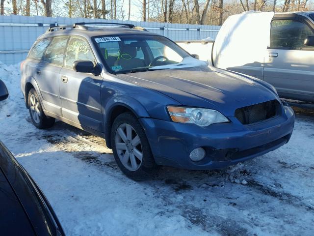 4S4BP61C077344523 - 2007 SUBARU LEGACY OUT BLUE photo 1