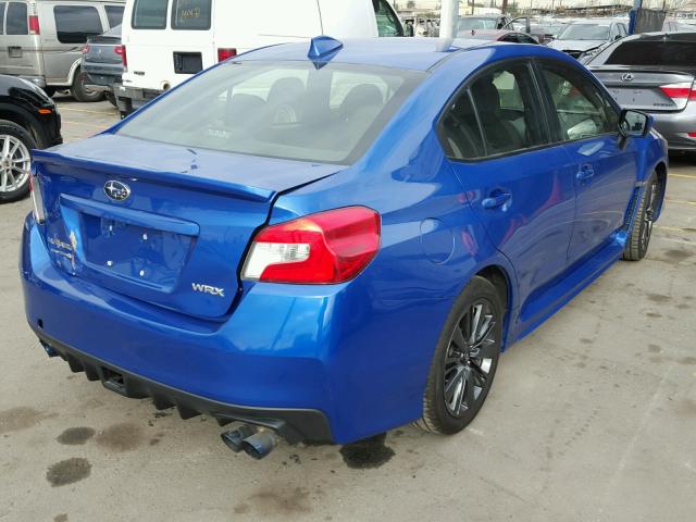 JF1VA1D64F8830259 - 2015 SUBARU WRX PREMIU BLUE photo 4