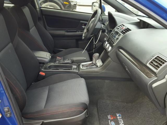 JF1VA1D64F8830259 - 2015 SUBARU WRX PREMIU BLUE photo 5