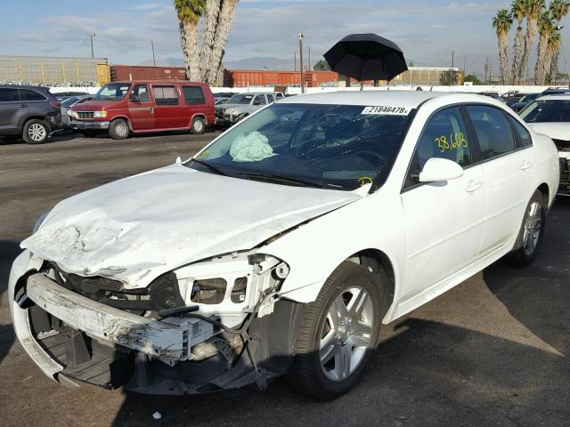 2G1WG5E32C1314191 - 2012 CHEVROLET IMPALA LT WHITE photo 2