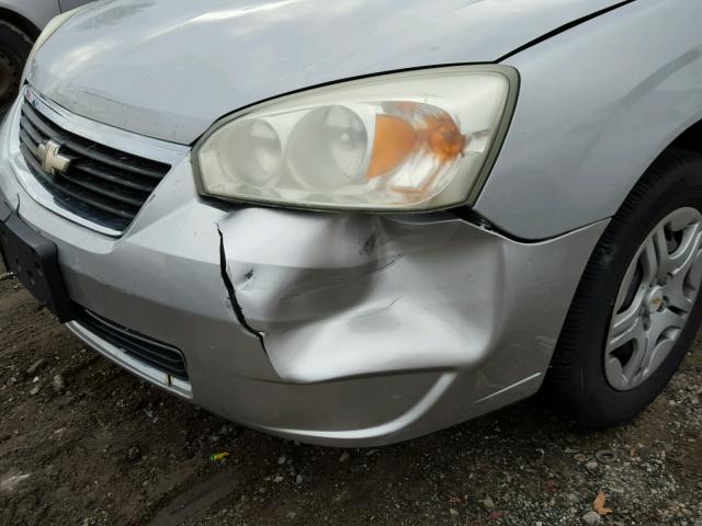 1G1ZS51F36F254494 - 2006 CHEVROLET MALIBU LS SILVER photo 9