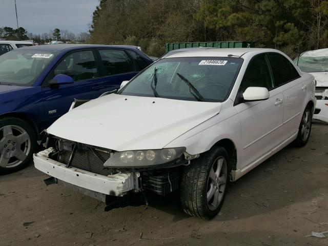 1YVHP80C075M11557 - 2007 MAZDA 6 I WHITE photo 2