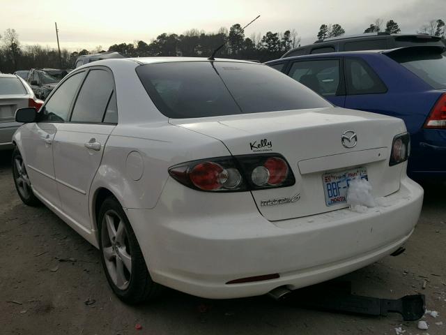 1YVHP80C075M11557 - 2007 MAZDA 6 I WHITE photo 3