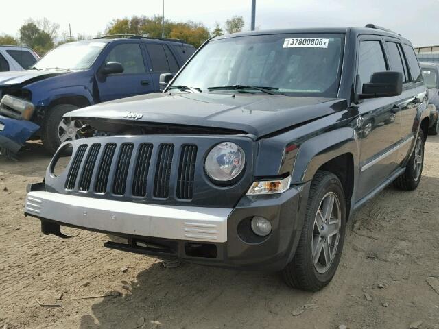 1J4FF48B49D130126 - 2009 JEEP PATRIOT LI BLACK photo 2