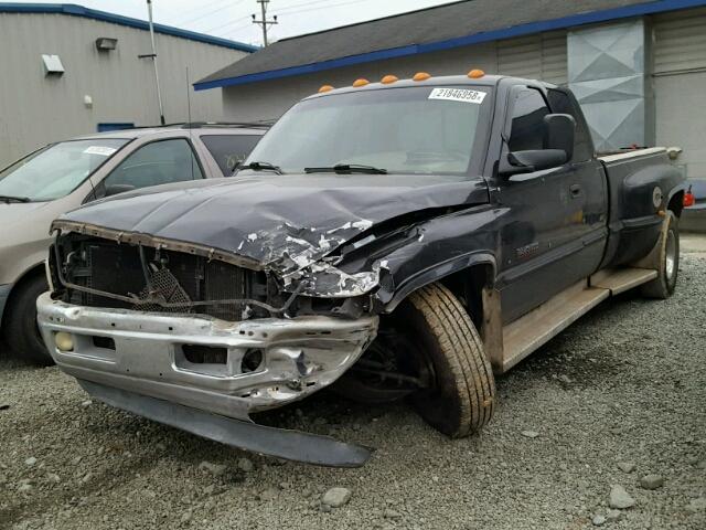 1B7MC3368XJ597798 - 1999 DODGE RAM 3500 BLACK photo 2