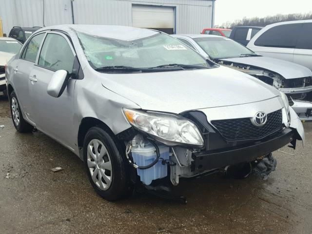 1NXBU40E49Z159606 - 2009 TOYOTA COROLLA BA SILVER photo 1