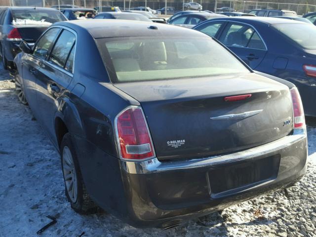 2C3CCAAG0DH596075 - 2013 CHRYSLER 300 GRAY photo 3