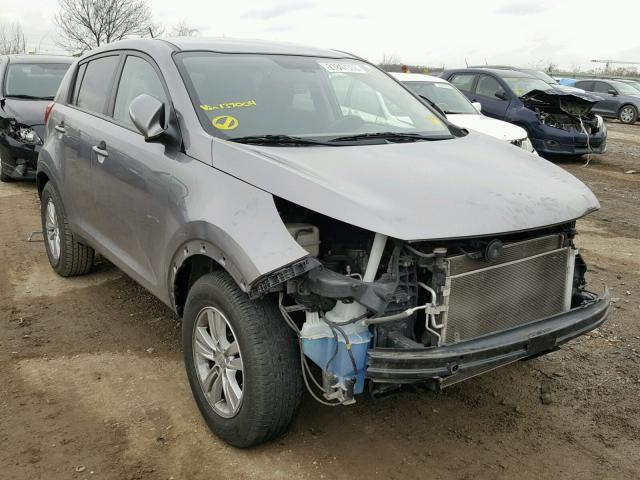 KNDPB3A25B7137004 - 2011 KIA SPORTAGE L GRAY photo 1