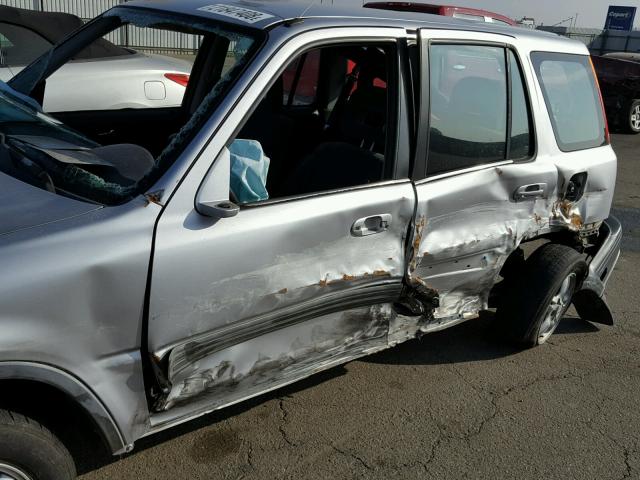 JHLRD18601C023811 - 2001 HONDA CR-V EX SILVER photo 10