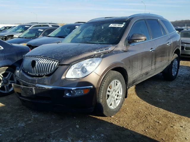 5GAKRBEDXCJ403201 - 2012 BUICK ENCLAVE BLACK photo 2