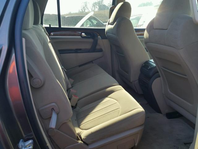 5GAKRBEDXCJ403201 - 2012 BUICK ENCLAVE BLACK photo 6