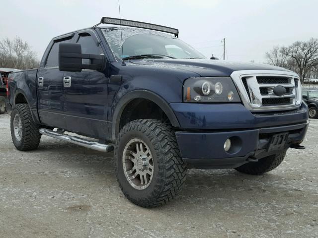 1FTPW14566FA10966 - 2006 FORD F150 SUPER BLUE photo 1