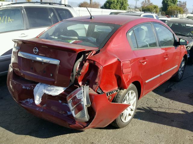 3N1AB6AP7BL685359 - 2011 NISSAN SENTRA 2.0 RED photo 4