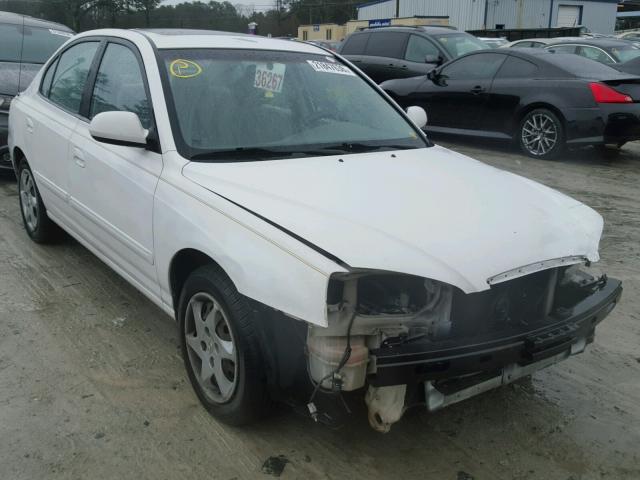 KMHDN46D54U721476 - 2004 HYUNDAI ELANTRA GL WHITE photo 1