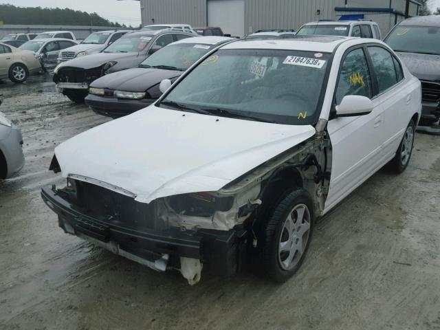 KMHDN46D54U721476 - 2004 HYUNDAI ELANTRA GL WHITE photo 2