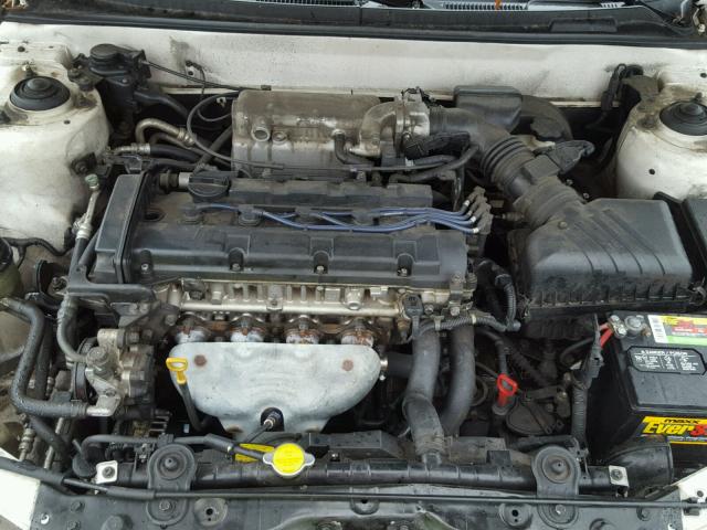 KMHDN46D54U721476 - 2004 HYUNDAI ELANTRA GL WHITE photo 7