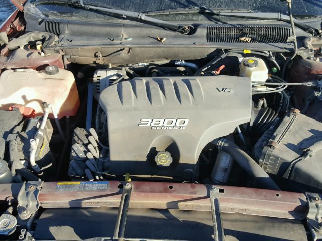1G4HP54KX24138823 - 2002 BUICK LESABRE CU BURGUNDY photo 7