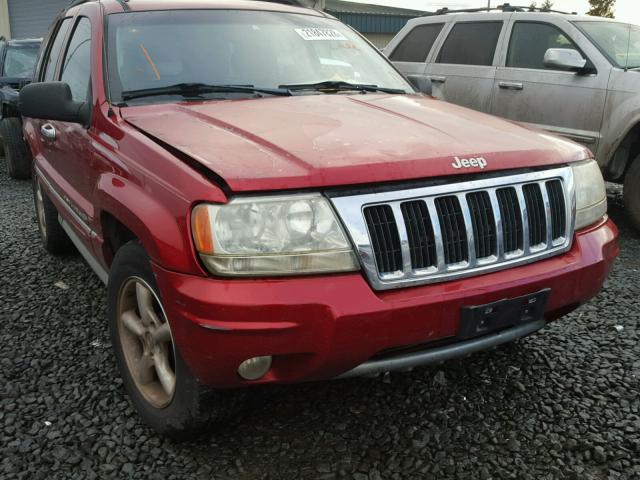 1J8GX68J54C113904 - 2004 JEEP GRAND CHER RED photo 9