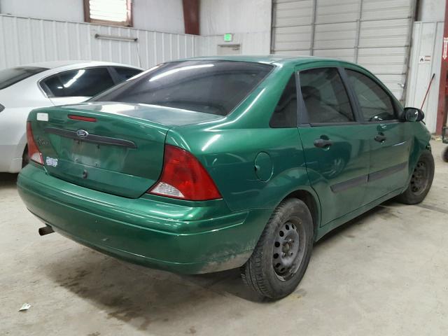 1FAFP33P62W133478 - 2002 FORD FOCUS LX GREEN photo 4