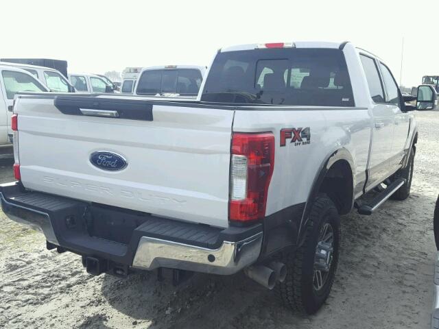 1FT8W3BTXHEB64672 - 2017 FORD F350 SUPER WHITE photo 4