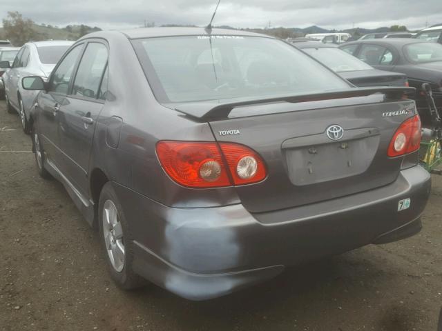 1NXBR30E05Z473288 - 2005 TOYOTA COROLLA CE CHARCOAL photo 3