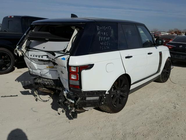 SALGS2FE3HA346100 - 2017 LAND ROVER RANGE ROVE WHITE photo 4