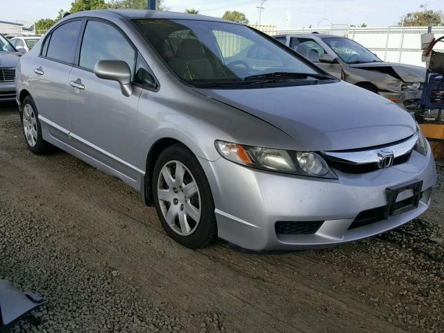 19XFA1E58AE054396 - 2010 HONDA CIVIC LX SILVER photo 1