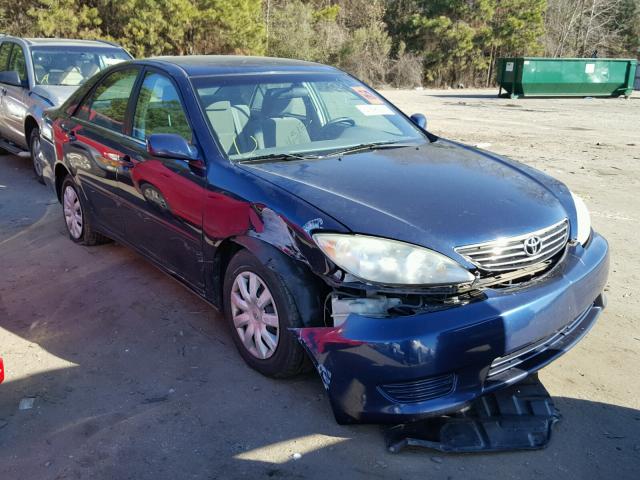 4T1BE32K55U075590 - 2005 TOYOTA CAMRY LE BLUE photo 1