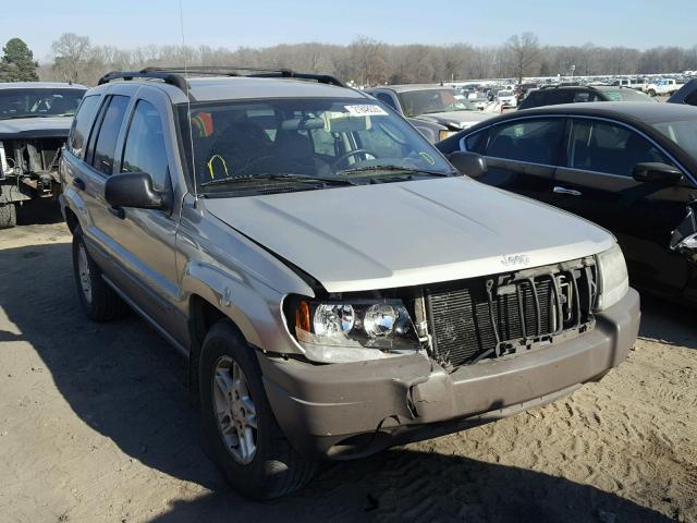 1J4GX48S84C197246 - 2004 JEEP GRAND CHER GRAY photo 1