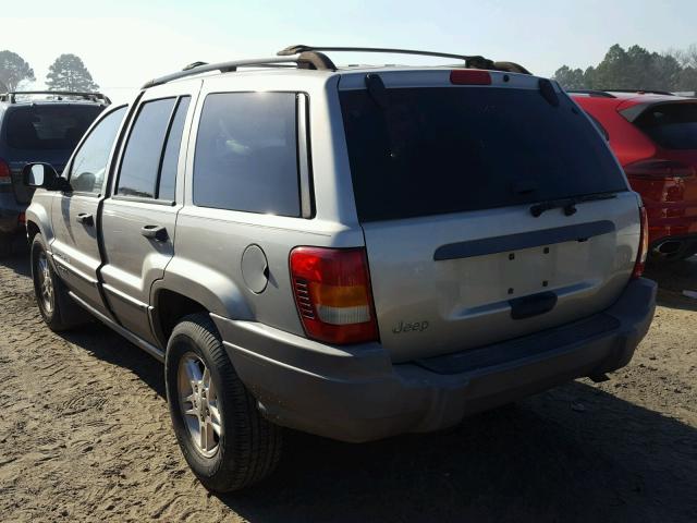 1J4GX48S84C197246 - 2004 JEEP GRAND CHER GRAY photo 3