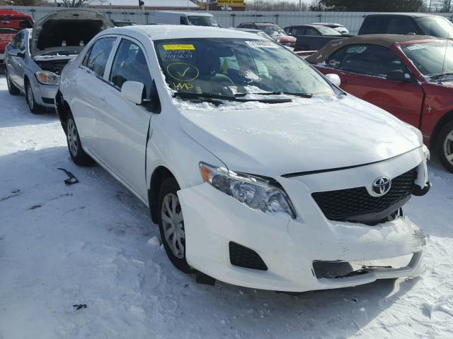 2T1BU40E89C127193 - 2009 TOYOTA COROLLA BA WHITE photo 1