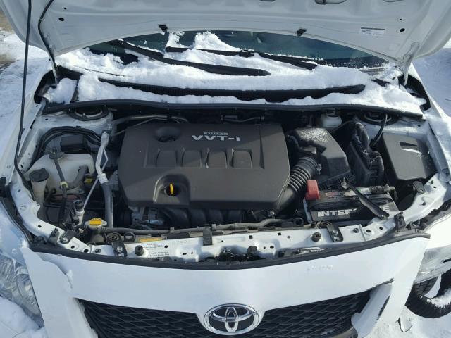 2T1BU40E89C127193 - 2009 TOYOTA COROLLA BA WHITE photo 7