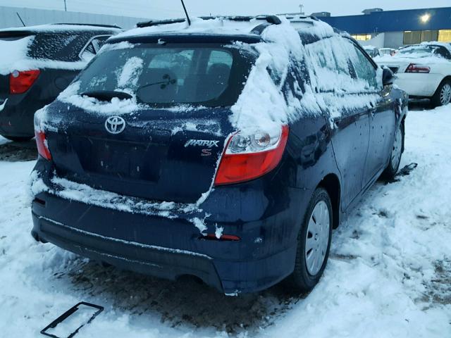 2T1KE40E39C029685 - 2009 TOYOTA COROLLA MA BLUE photo 4