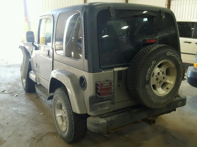 1J4FA49S51P344011 - 2001 JEEP WRANGLER / GRAY photo 3