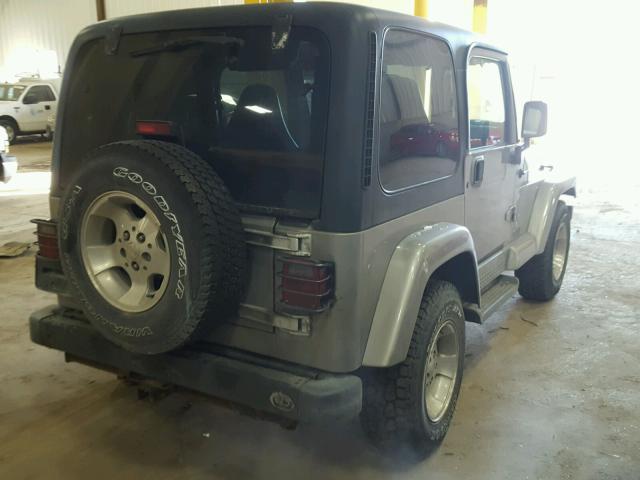 1J4FA49S51P344011 - 2001 JEEP WRANGLER / GRAY photo 4